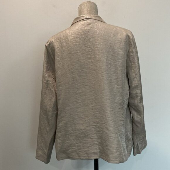 Eileen Fisher Blazer with Wide Lapels Size Large - Picture 8 of 15